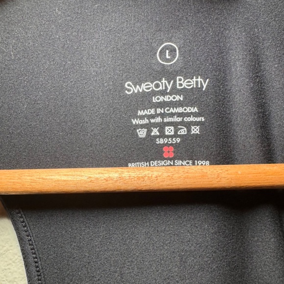 Sweaty Betty Gaia Yoga Dress Women's Size 10 Black Athleisure Performance - Picture 5 of 7